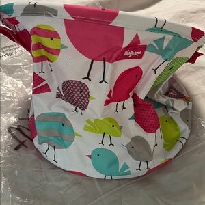 Colorful Bird Print basket